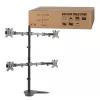 Monitor mount LogiLink BP0046 81.3 cm (32 inch) Desk Stainless steel