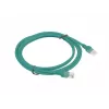 LANBERG Cat5e U/UTP Patch Cable RJ-45 to RJ-45 2 m Green, CCA 26 AWG, HDPE jacket, 100 MHz