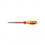 Knipex VDE VDE Slotted Screwdriver Blade Width: 6.5 mm Blade Length: 150 mm DIN EN 60900 (98 20 65)