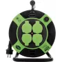 Power Extension REV 0010215412 25 m 4 AC Outlet(s) Outdoor Black Green