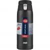 Travel mug EMSA N2151700 0.4 L, black matt, flip lid