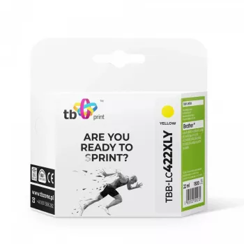 Ink for Brother MFC-J5340DW TBB-LC422XLY 100% new yellow
