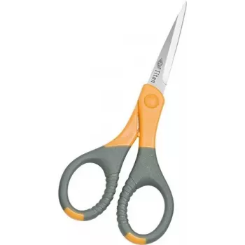 Office scissors WEDO 985 6 Straight cut Grey Yellow