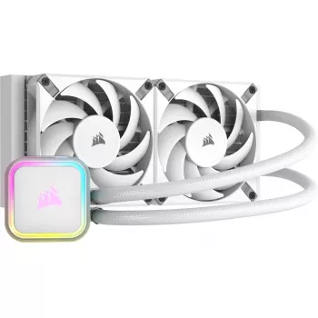CORSAIR iCUE H100i RGB ELITE Processors liquid cooling system 1-pack white 120 mm