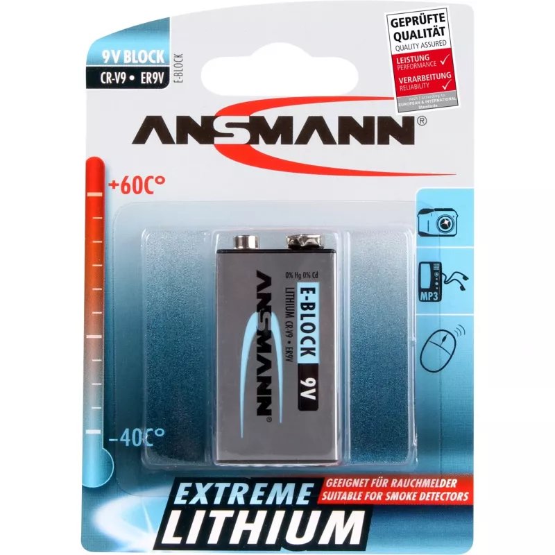 Single-use battery Ansmann 9V E-Block