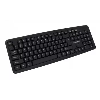 Wired keyboard ESPERANZA EK134 Full-size 100% USB, black, 1.45 m cable