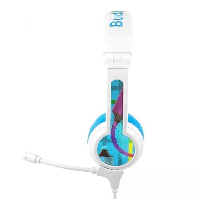 Wired Headset buddy phones School+ — Head-band, Circumaural, 20–20000 Hz, 1.4 m cable, Blue/White