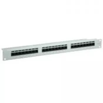 Patch Panel VALUE Cat.6/Class E 24 Ports UTP light grey