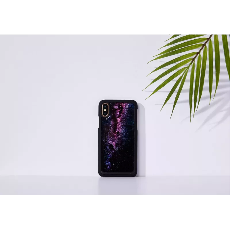 Smartphone case iKins for iPhone XS / iPhone XS Max — milky way black