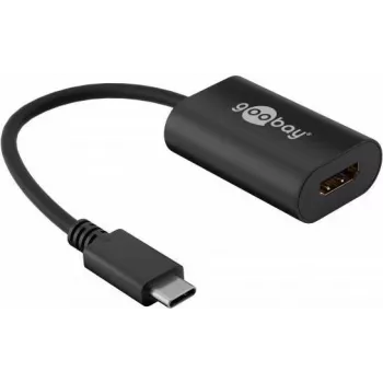 Wentronic goobay - External Videoadapter - USB-C - HDMI - Black (38532)