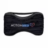 Orthopedic Knee Pillow ActionMed PO500AM — contoured leg alignment support, washable cover, black
