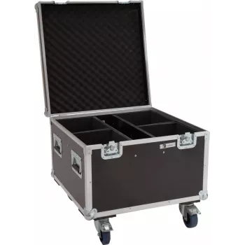 ROADINGER Flightcase 4x LED Theatre COB 100 with Wheels (31005194)