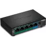 TRENDnet TPE TG52 - Switch - 4 x 10/100/1000 (PoE+) + 1 x 10/100/1000 - Desktop, wall-mountable - PoE+ (32 W)