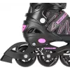 Nils Extreme NH11912 A 2IN1 Skates BLACK/PINK SIZE. S (31-34) With Interchangeable Hockey Skates