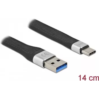 FPC Flat Ribbon Cable DeLOCK USB 3.2 Gen 1 Type-A to Type-C 14 cm