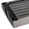 Radiator Aqua-Computer airplex radical 2/480 — Aluminium/Copper/Stainless steel, 520×140×40 mm