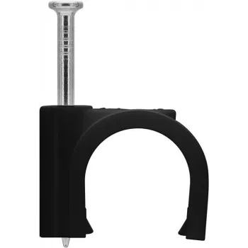 Goobay Cable Clip 14 mm, black (64685)
