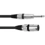 XLR to 6.3 mm Mono Adapter Cable Omnitronic 3022519B — 1× XLR 3-pin to 1× 6.3 mm mono, 2 m
