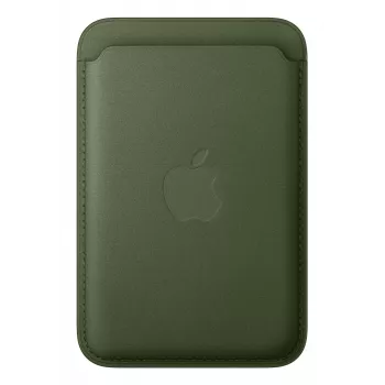 Card holder Apple iPhone FineWoven Wallet with MagSafe Moss Green Microtwill