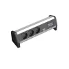 Power extension Bachmann Desk 1 3 AC outlets Black
