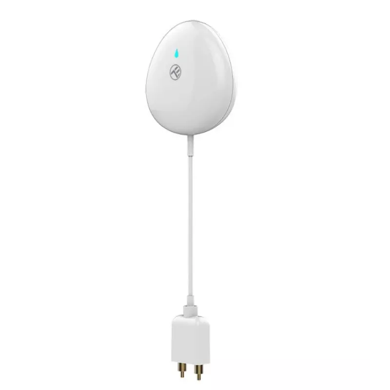 Flood sensor Tellur WiFi AAA White – wireless water leak detector, battery-powered (AAA)