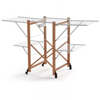 ARREDAMENTI GABBIANO Drying rack on wheels - 175 x 67 cm, White