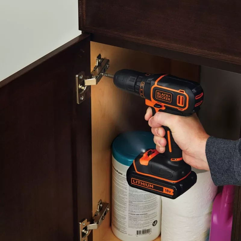 Black & Decker BDCDC18K-QW drill black, O