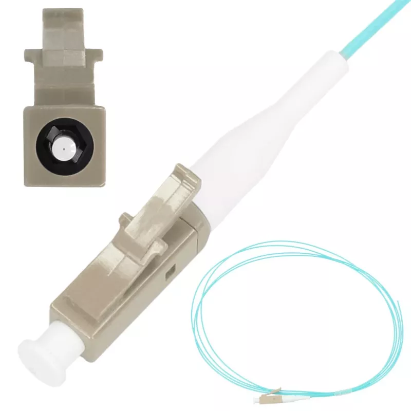 Fiber optic pigtail Extralink LC/UPC multimode OM3 50/125, 2 m, Easy strip