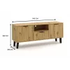 RTV SCANDI 2D1S SLIM ARTISAN OAK