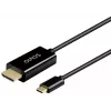 SAVIO CL-190 USB-C to HDMI Cable, 30Hz, 1m, plastic