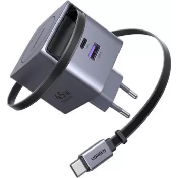 USB-C / USB-A Fast Charger UGREEN 45W GaN 2-Port (model 65822)