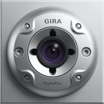 Camera module GIRA 126565 for intercom systems, aluminium finish