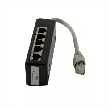 Synergy 21 S215232 - RJ45 - RJ45 - 0,15 m - Black - Grey