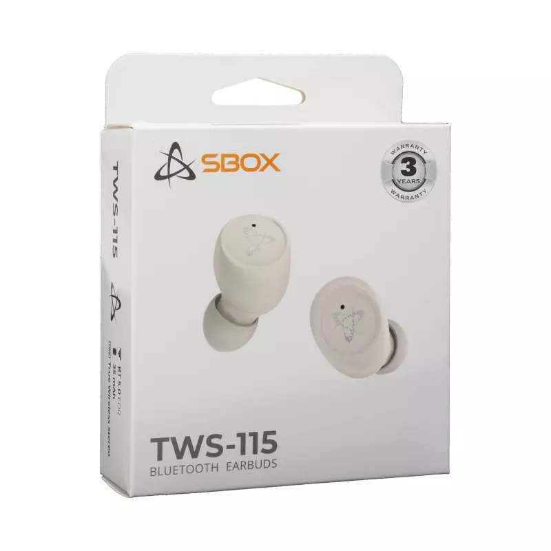 Headphones SBOX EB-TWS115 Beige