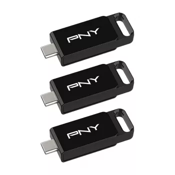 USB flash drive PNY Elite 128 GB USB Type-C 3.2 Gen 1 (3.1 Gen 1) Black