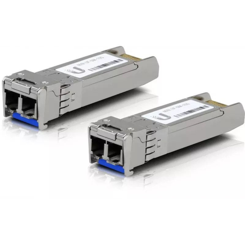SFP+ fiber transceiver Ubiquiti UACC-OM-SM-10G-D-2 10 Gbps 1310 nm LC single-mode 10 km (2-pack)
