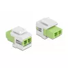 Keystone Module LC Duplex female to LC Duplex female DeLOCK 86816