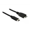 USB Cable DeLOCK 1m USB 3.1 USB 3.2 Gen 2 USB C Micro-USB B Black