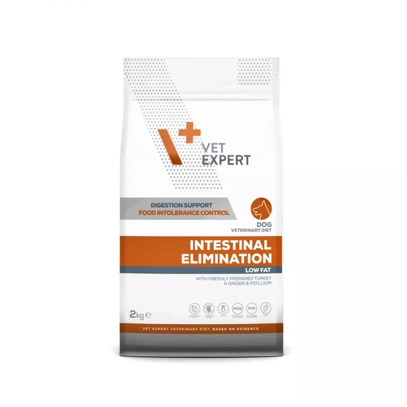 VetExpert Veterinary Diet Intestinal Elimination Low Fat dry dog food, 2 kg