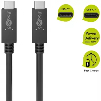 Goobay 49254 USB Cable Black
