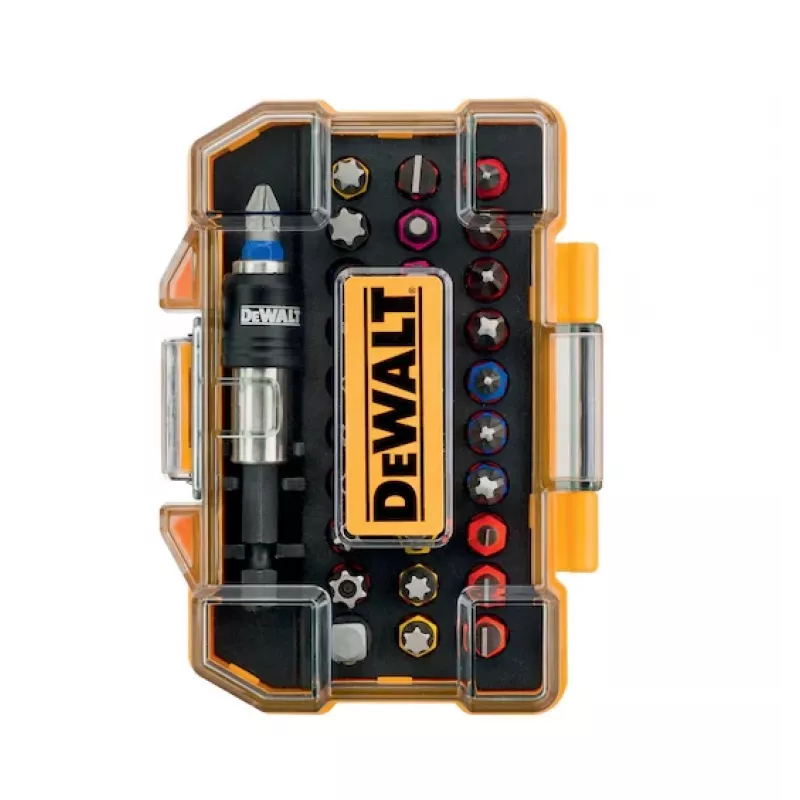 Torque screwdriver DeWalt DT7969 — adjustable torque, ergonomic grip, Phillips/Pozidriv/Slot/Torx bits included