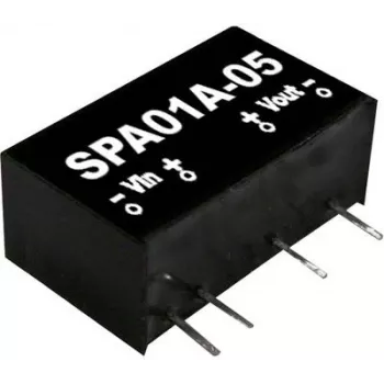 Power adapter/inverter mean well SPA01B-05, input 18–36 V, output 5 V, 1 W
