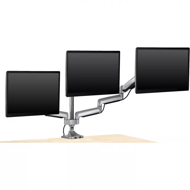 ICY BOX IB-MS505-TI 81.3 cm (32 inch) Desk Black, Silver