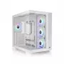 Computer case THERMALTAKE Midi S380 TG ARGB Snow White — tempered glass, ARGB lighting