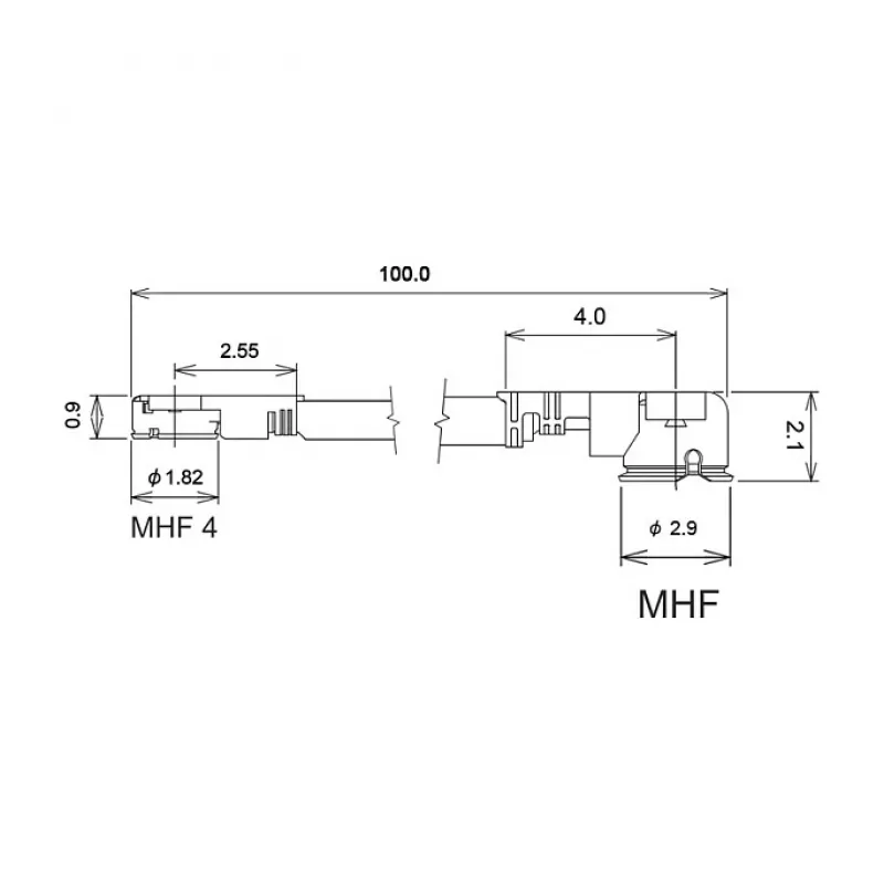 Coaxial Cable DeLOCK 89647 0.3m MHF I-PEX MHF IV HSC MXHP32
