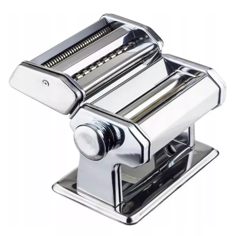 Manual pasta machine Maestro MR-1679 — stainless steel, manual noodle maker, disassemblable, parts replaceable