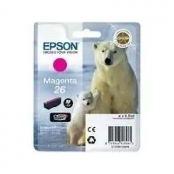 Epson Polar bear Singlepack Magenta 26 Claria Premium Ink, Magenta, Pigment-based ink, 1 pc(s)