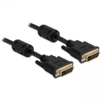 DVI-I Cable DeLOCK 83113 5m Black