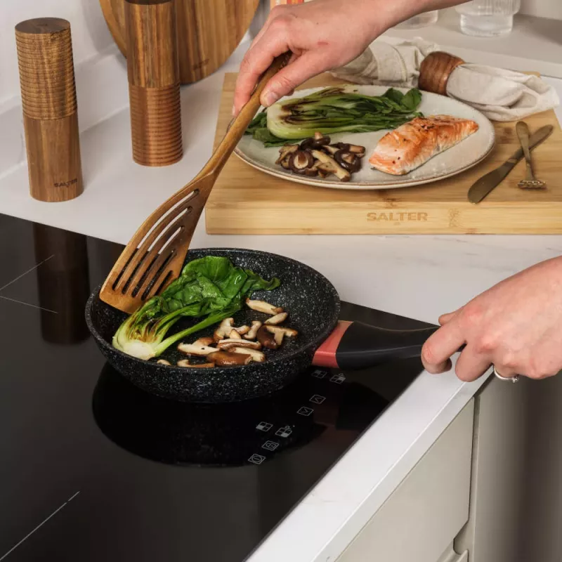 Frying pan Salter BW10691BRMFOB 20 cm Megastone with Thermo Collar