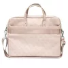 Guess 4G Triangle Logo Laptop Bag 16 Rose Pink Saffiano - GUCB15P4TP